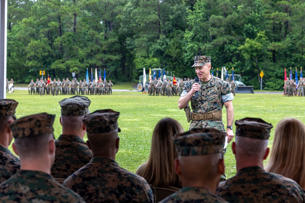 8th Engineer Support Battalion Change of Command Ceremony