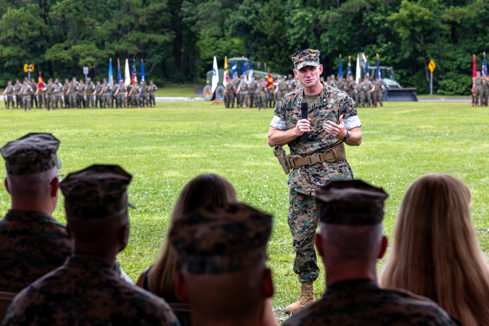 8th Engineer Support Battalion Change of Command Ceremony