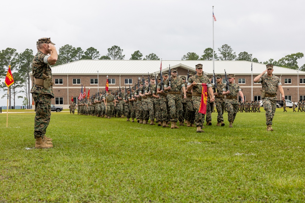 8th Engineer Support Battalion Change of Command Ceremony