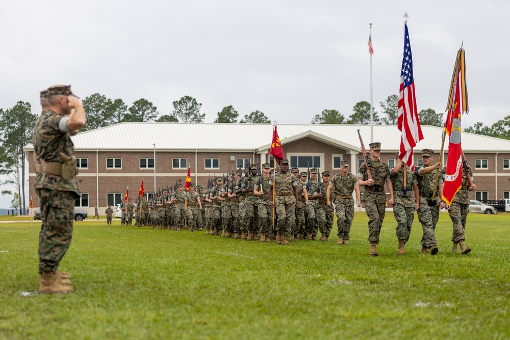 8th Engineer Support Battalion Change of Command Ceremony