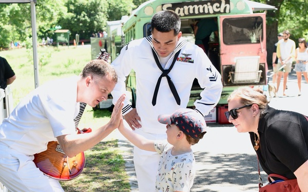 The U.S. Fleet Forces Band participates in Richmond Navy Week 2025