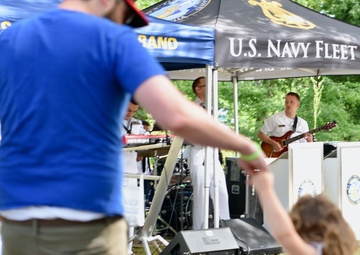 The U.S. Fleet Forces Band participates in Richmond Navy Week 2025