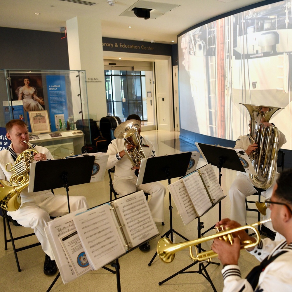 The U.S. Fleet Forces Band participates in Richmond Navy Week 2025