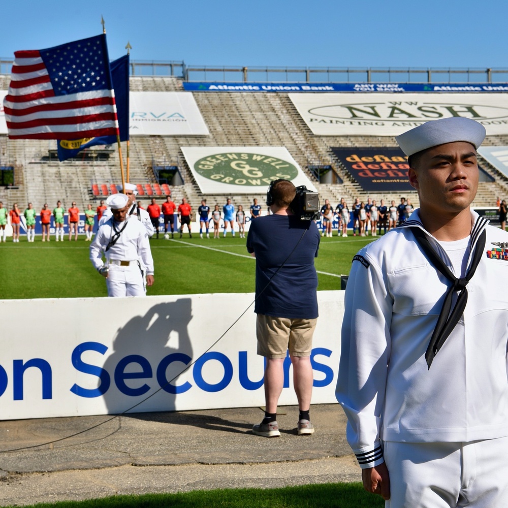 The U.S. Fleet Forces Band participates in Richmond Navy Week 2025