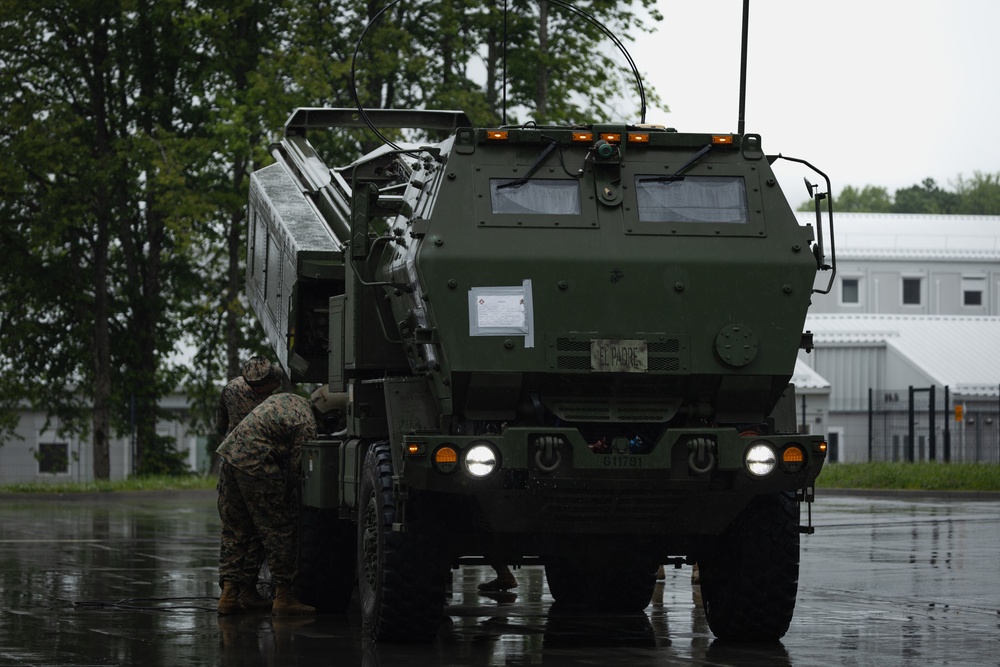 2/14 Marines Conduct HIMARS Loading Rehearsals