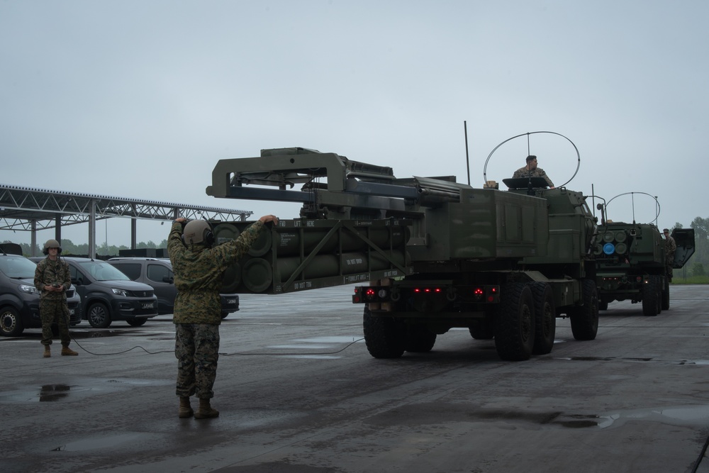 2/14 Marines Conduct HIMARS Loading Rehearsals