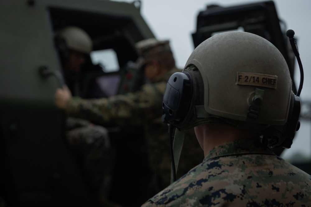 2/14 Marines Conduct HIMARS Loading Rehearsals