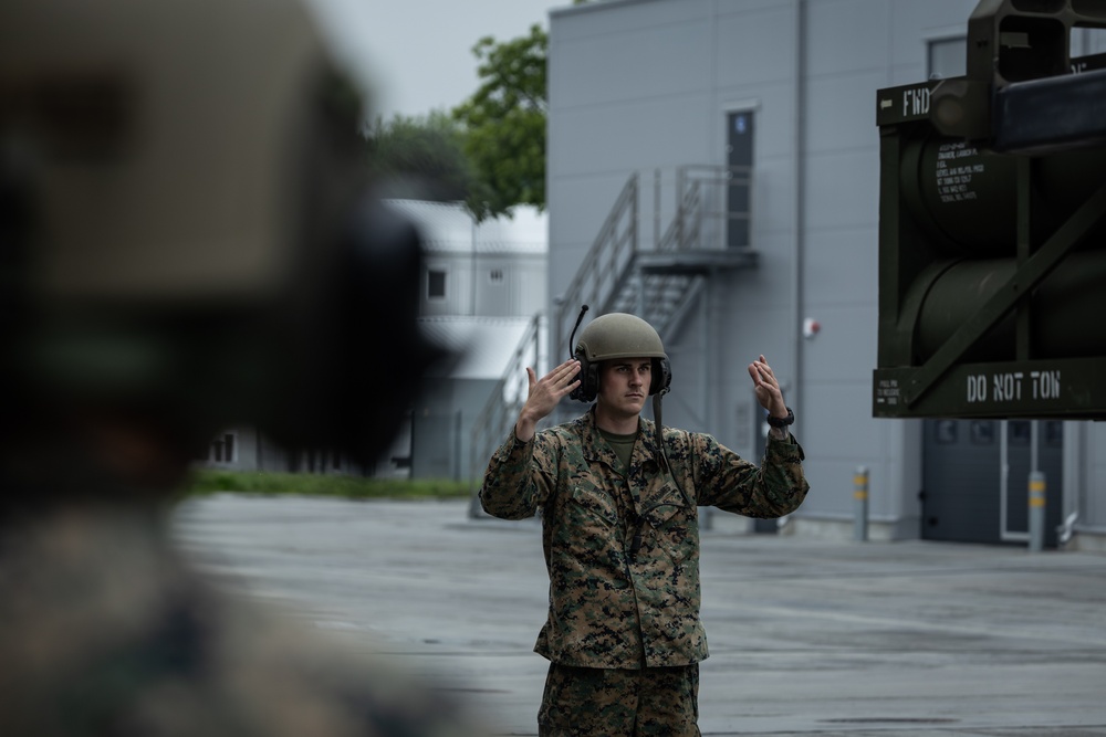 2/14 Marines Conduct HIMARS Loading Rehearsals