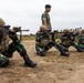 U.S. Marines teach members of Indonesian Korps Marinir about M4 carbine