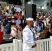 The U.S. Fleet Forces band heralds the return of the USS Harry S. Truman (CVN 75)
