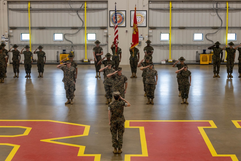 1st Bn Change of Command