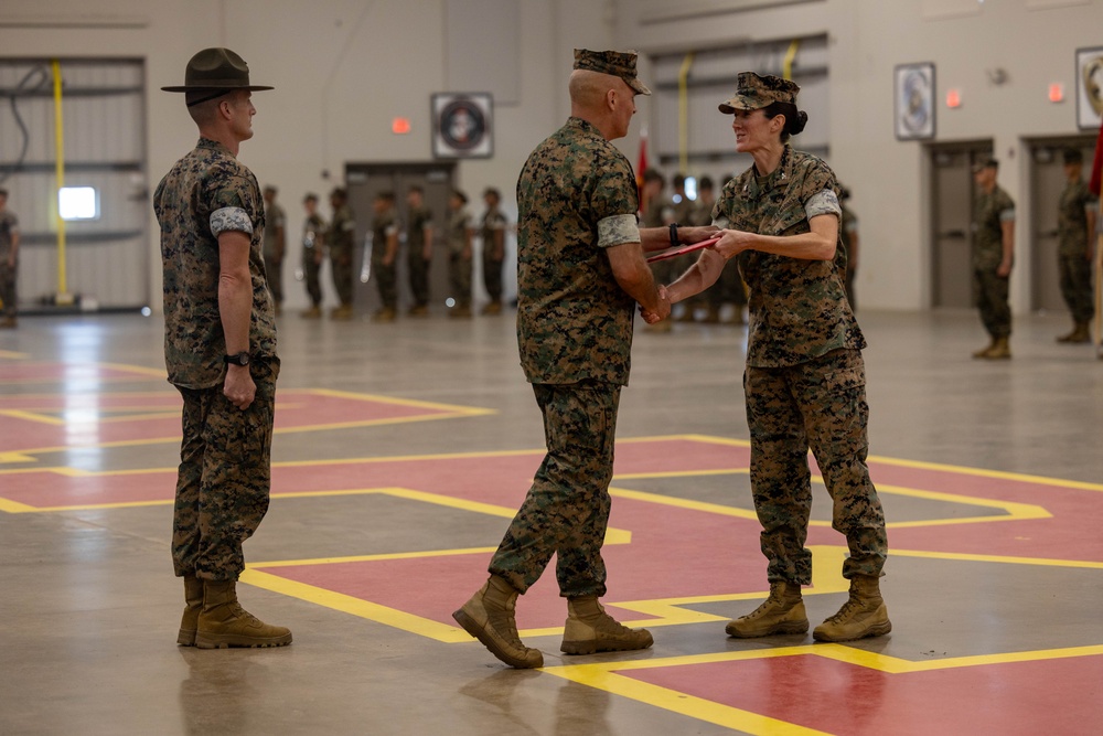 1st Bn Change of Command