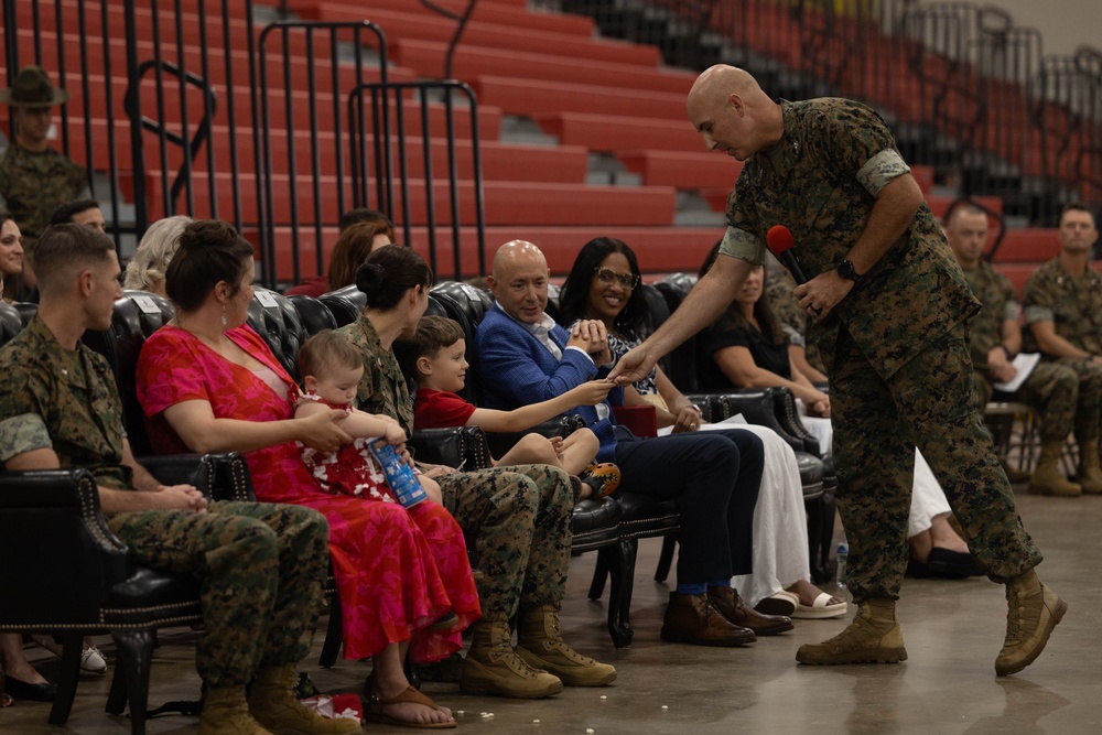 1st Bn Change of Command