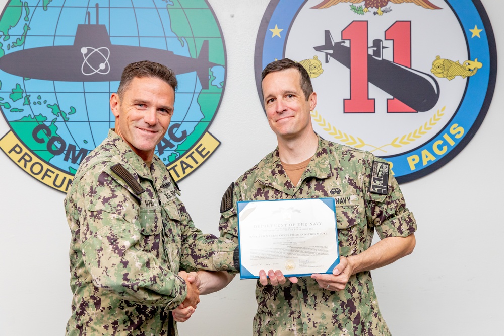 Commander, Submarine Squadron 11 Awards-At-Quarters