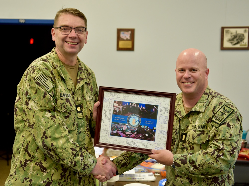Fair Winds and Following seas to LCDR Joel Davidson