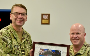 Fair Winds and Following seas to LCDR Joel Davidson