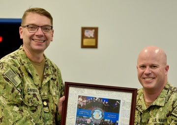 Fair Winds and Following seas to LCDR Joel Davidson