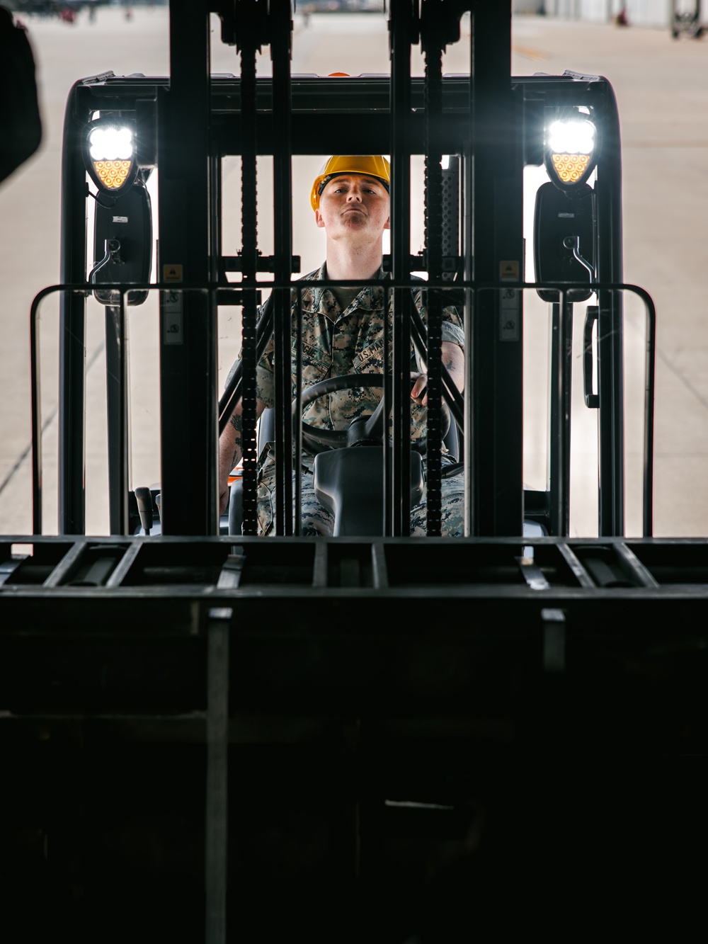 Marines with MCAF conduct helicopter evacuation exercise