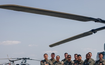 Marines with MCAF conduct helicopter evacuation exercise