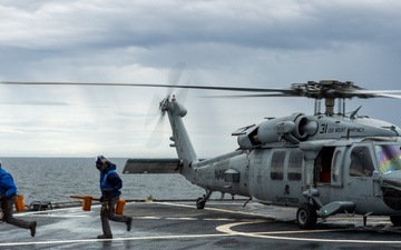 USS Mount Whitney Conducts Flight Operations during BALTOPS 25
