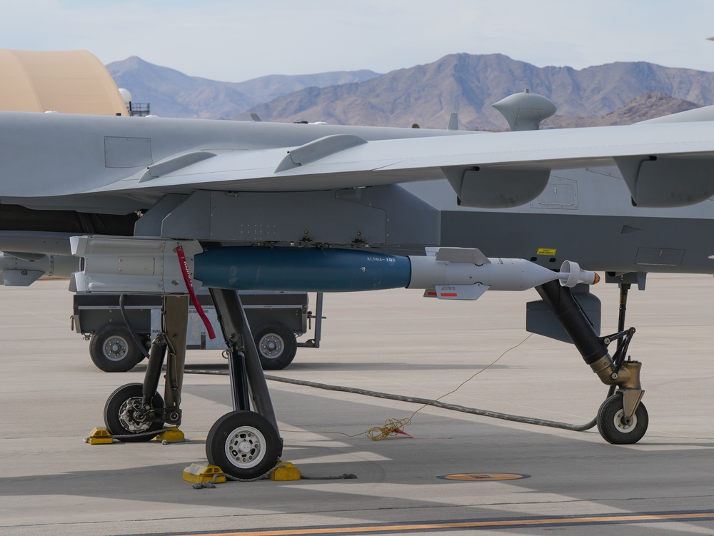 Creech Airmen Prep MQ-9 Reaper for Flight