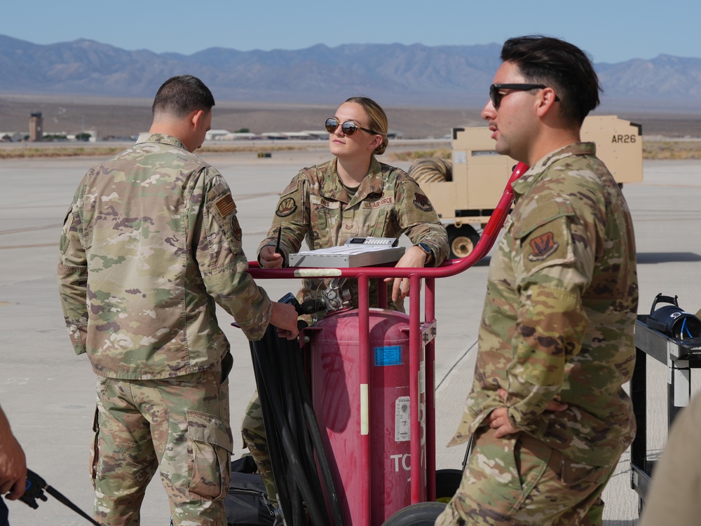 Creech Airmen Prep MQ-9 Reaper for Flight