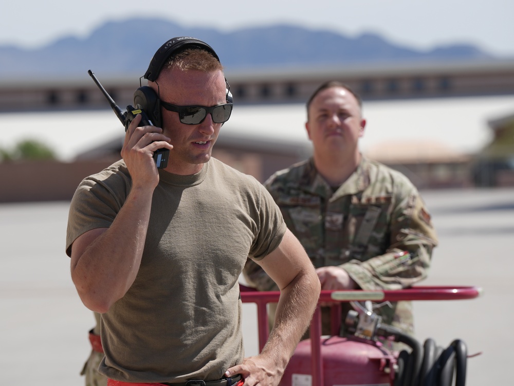 Creech Airmen Prep MQ-9 Reaper for Flight