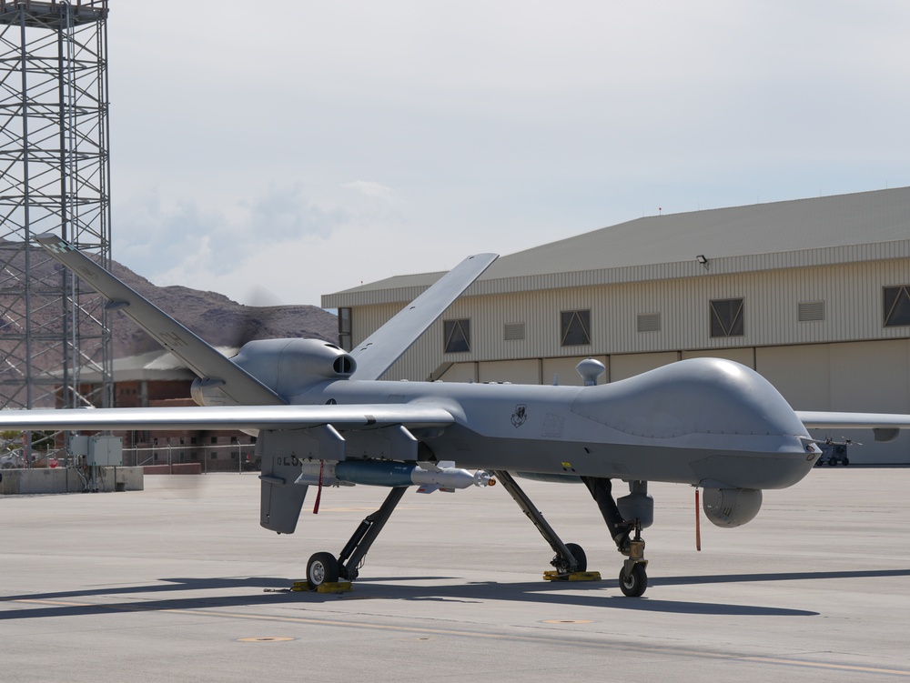 Creech Airmen Prep MQ-9 Reaper for Flight