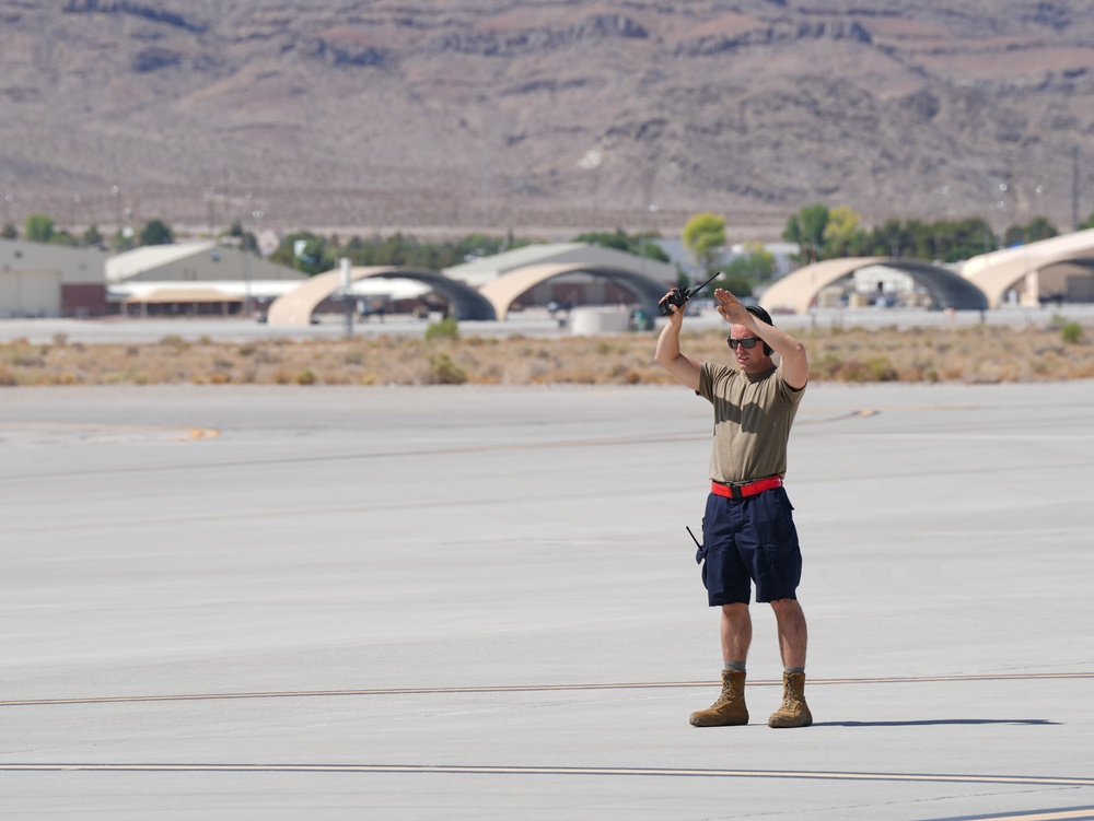 Creech Airmen Prep MQ-9 Reaper for Flight
