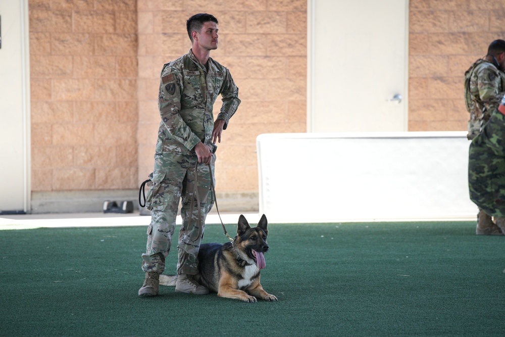 Creech AFB Dog Demo for FTEC