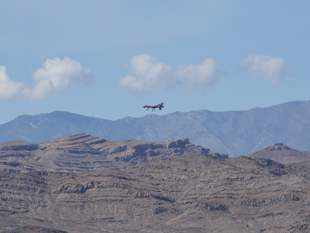 Creech Airmen Prep MQ-9 Reaper for Flight