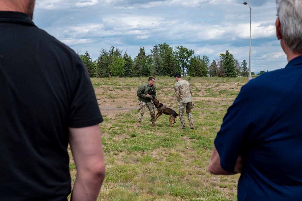 92nd Mission Support Group Hosts Honorary Commanders