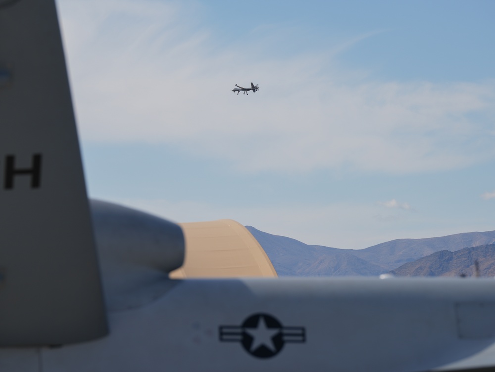 Creech Airmen Prep MQ-9 Reaper for Flight