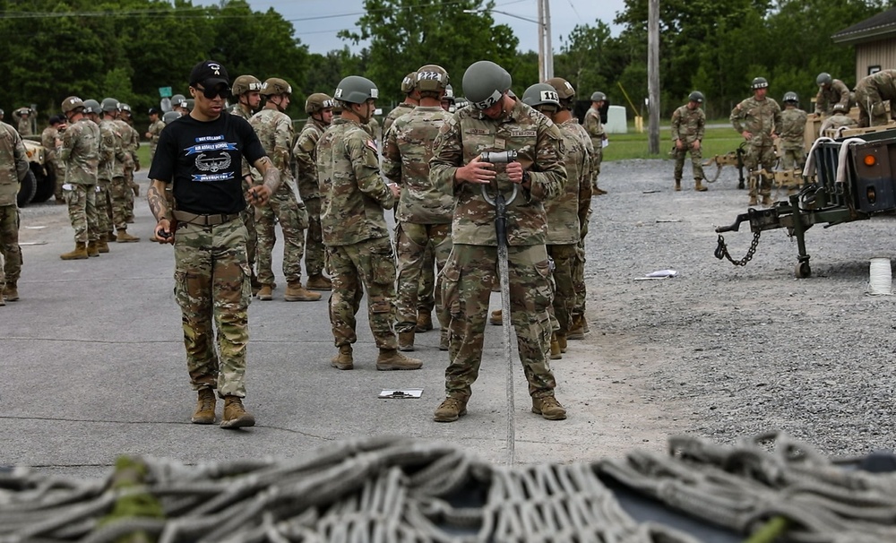 66th Security Forces Squadron Airmen Attend Air Assault Course at Fort Drum