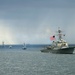 USS Mount Whitney and NATO Allies Steam in Formation