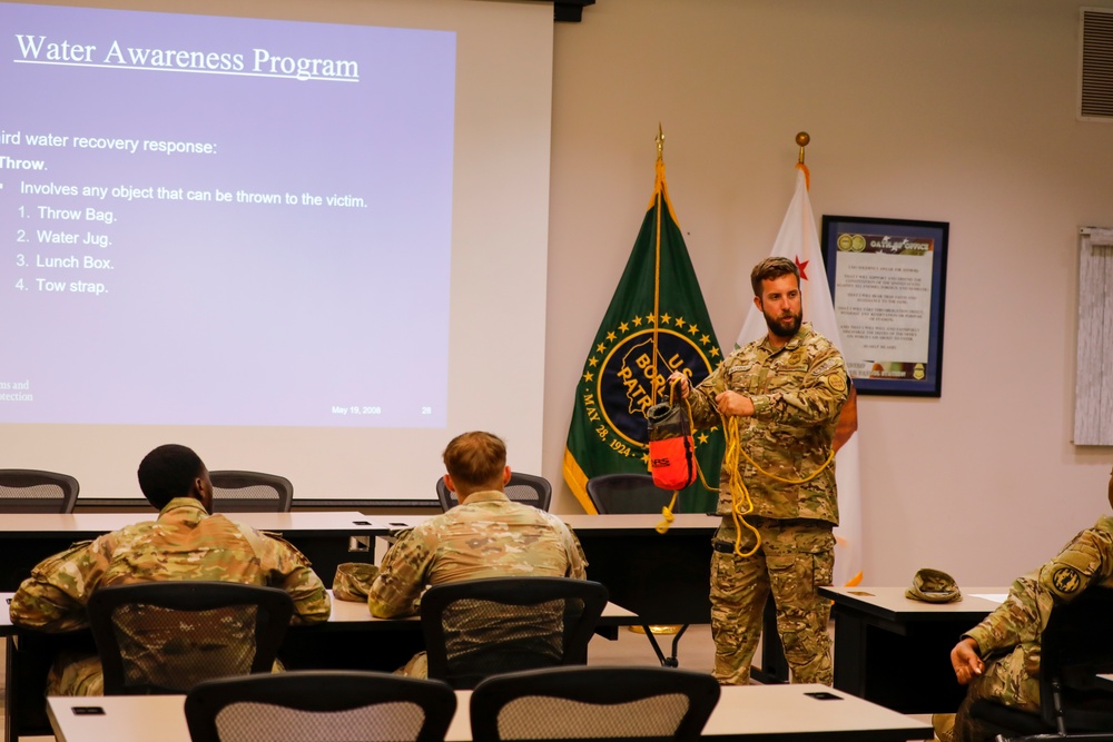 720th Military Police Battalion conducts water survival training