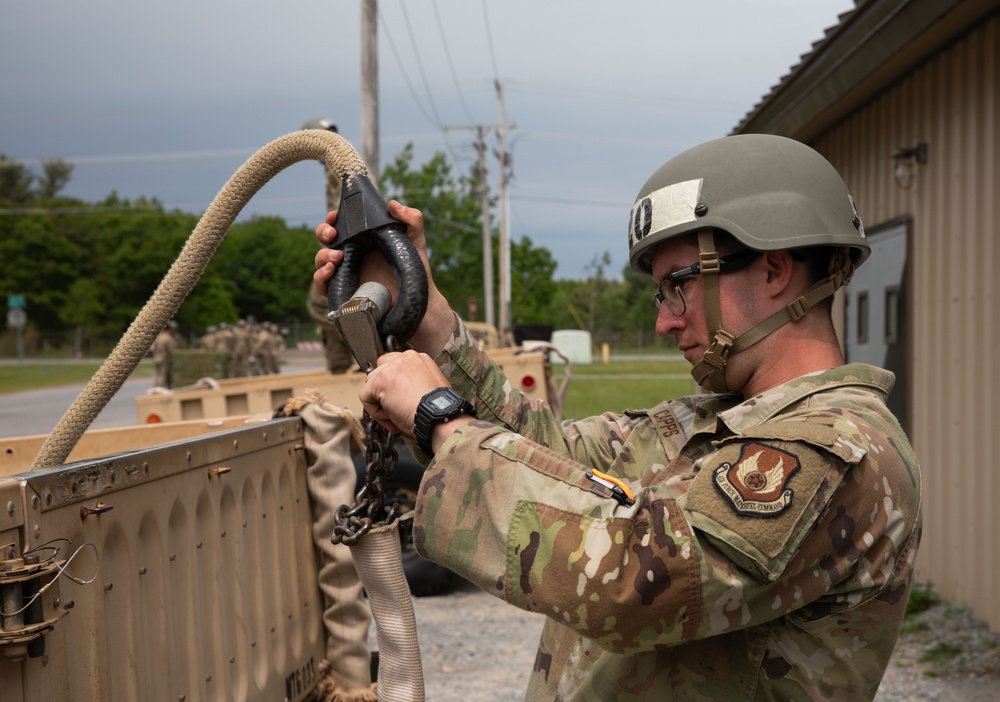 66th Security Forces Squadron Airmen Attend Air Assault Course at Fort Drum