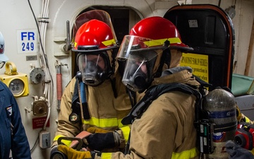 Ronald Reagan Sailors participate in General Quarters drill