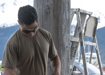 141st Civil Engineer Squadron support Seward Military Resort renovation