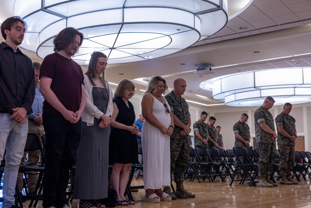 U.S. Marine Master Sgt. Brewer Retires After 29 Years of Service