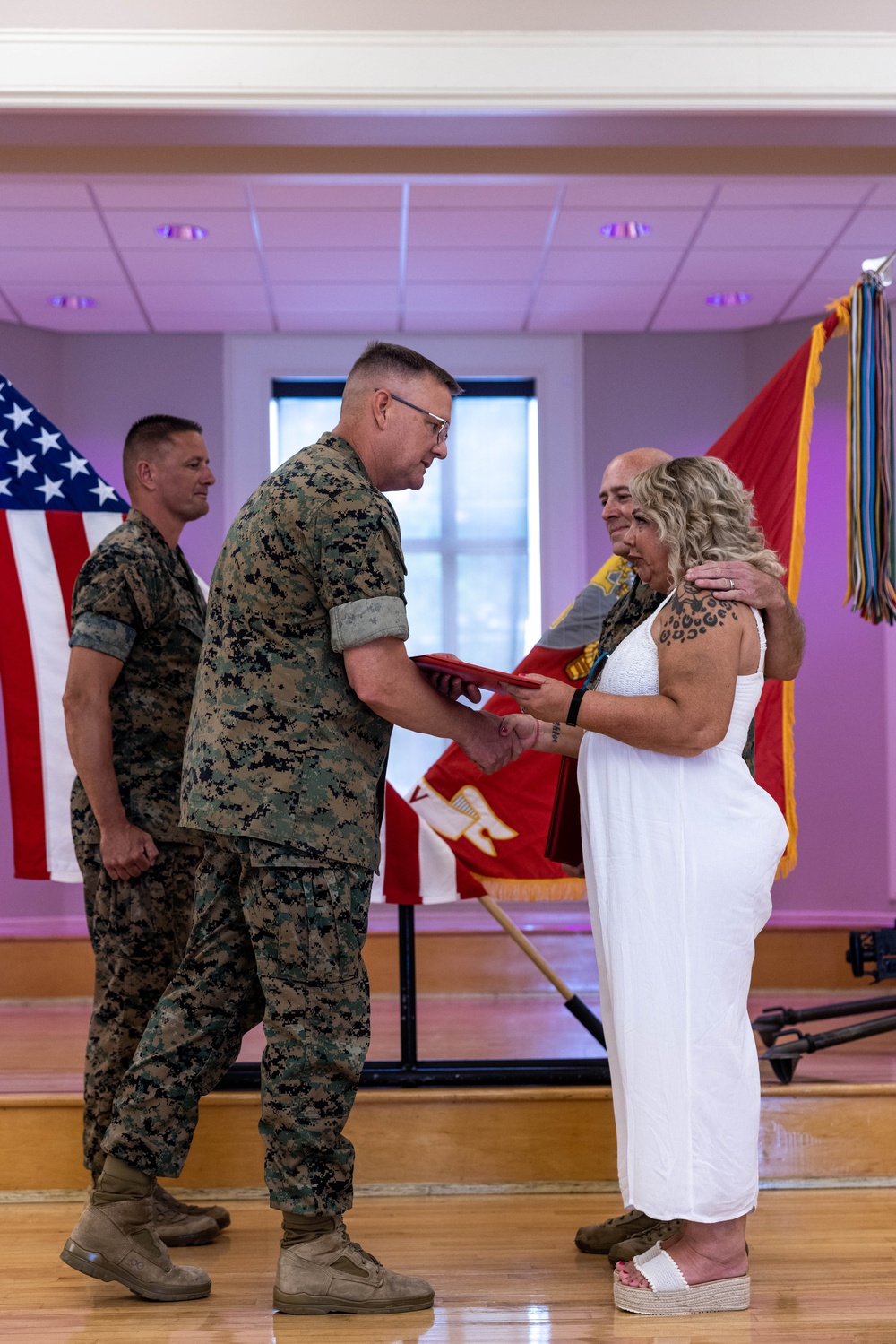 U.S. Marine Master Sgt. Brewer Retires After 29 Years of Service