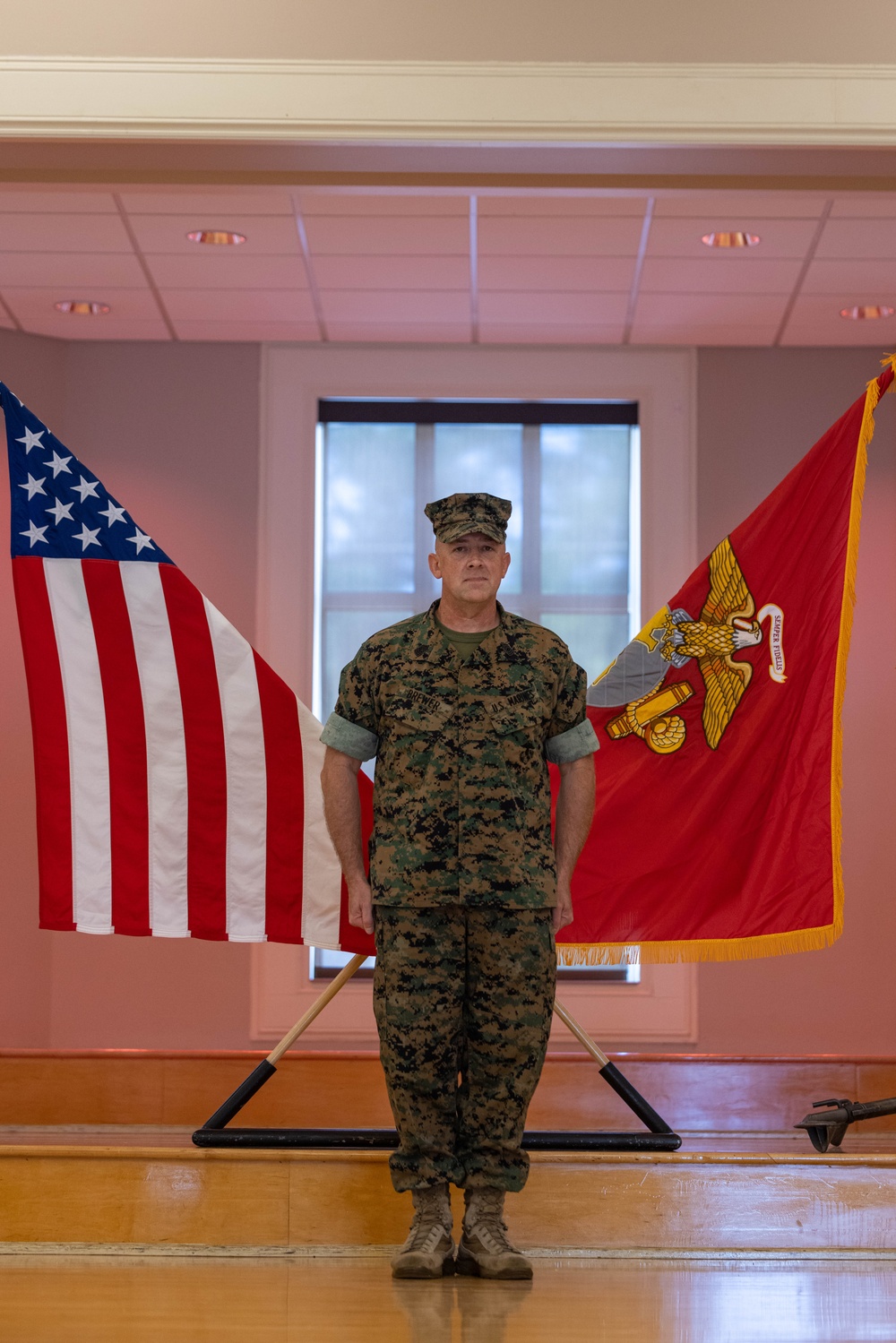 U.S. Marine Master Sgt. Brewer Retires After 29 Years of Service