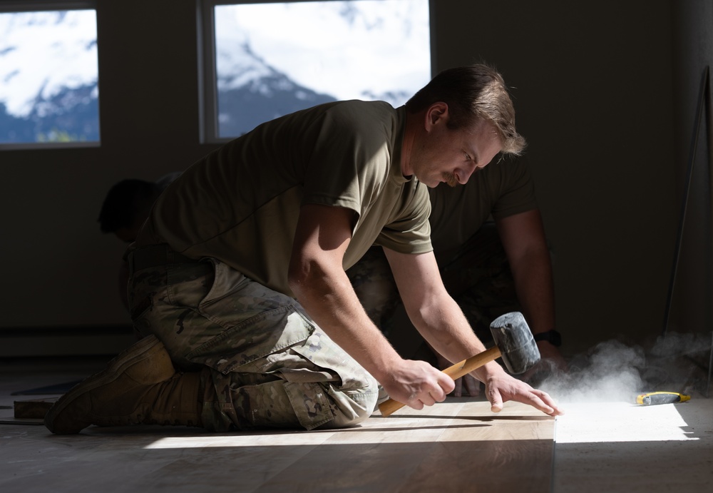 141st Civil Engineer Squadron support Seward Military Resort renovation