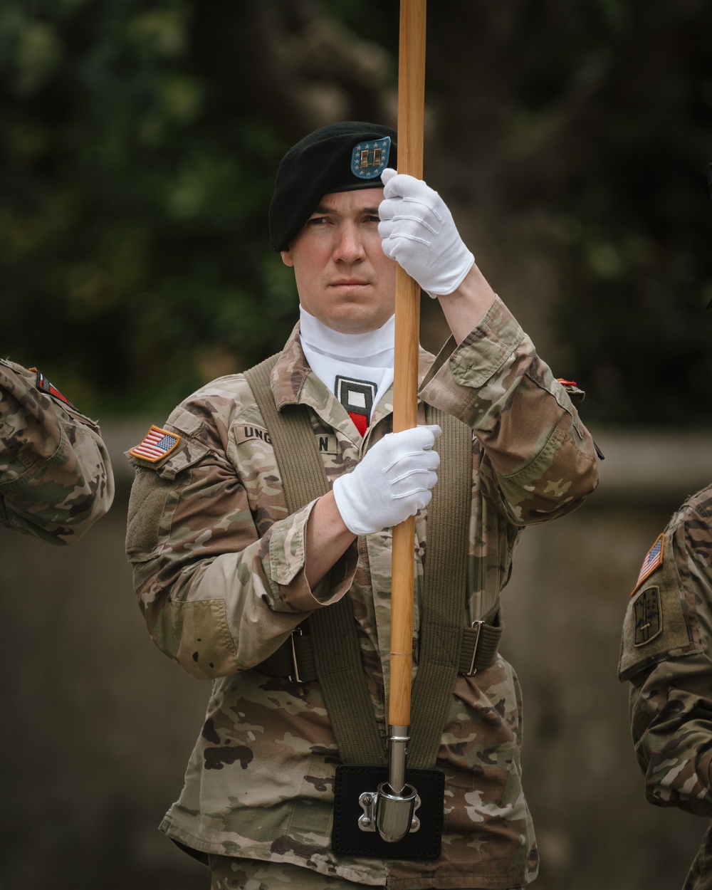 U.S. Soldiers participate in Cérémonie Borne Zéro