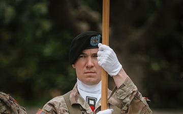 U.S. Soldiers participate in Cérémonie Borne Zéro