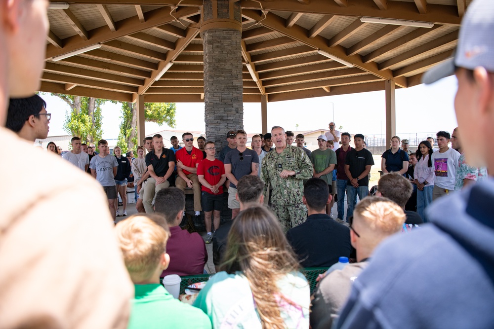 Midshipmen visit San Diego