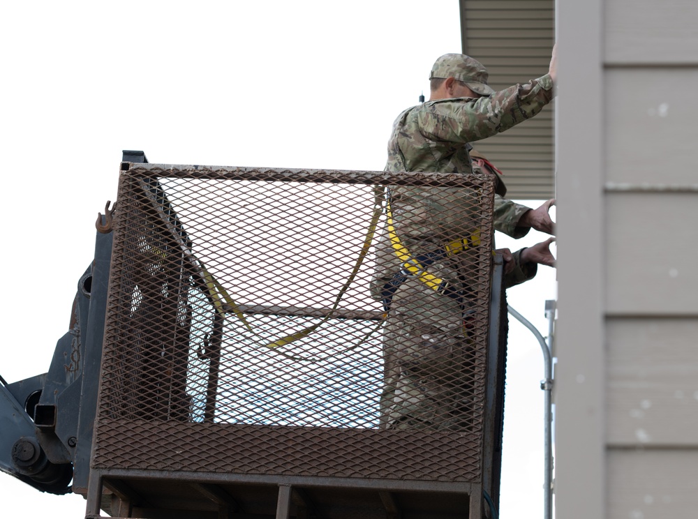 141st Civil Engineer Squadron support Seward Military Resort renovation