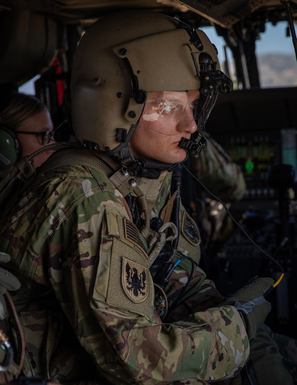 Aviation conducts aircraft familiarization training with field hospital