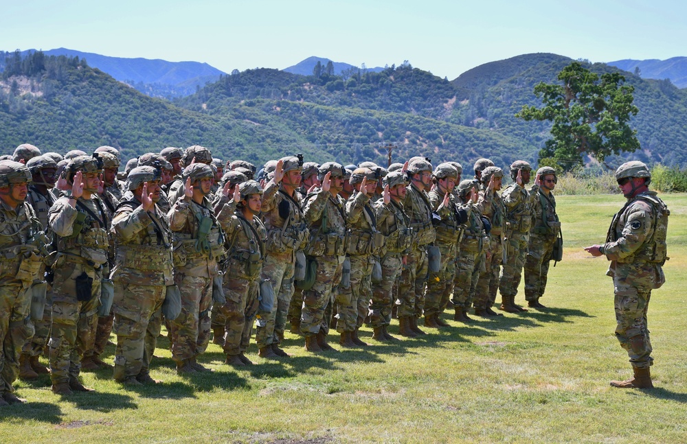CAR conducts mass reenlistment ceremony at Mojave Falcon