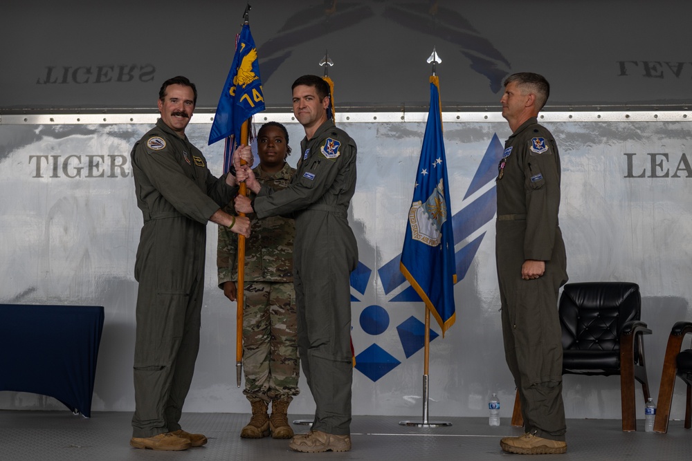 74 Fighter Squadron change of command